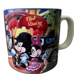 Vintage 1987 Disney MGM Studios Club Daisy Coffee Mug